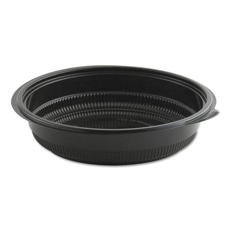 ANCHOR PACKAGING MicroRaves Incredi-Bowl Base, 32 oz, 8.5 dia x 1.92h, Black, PK150 4608532